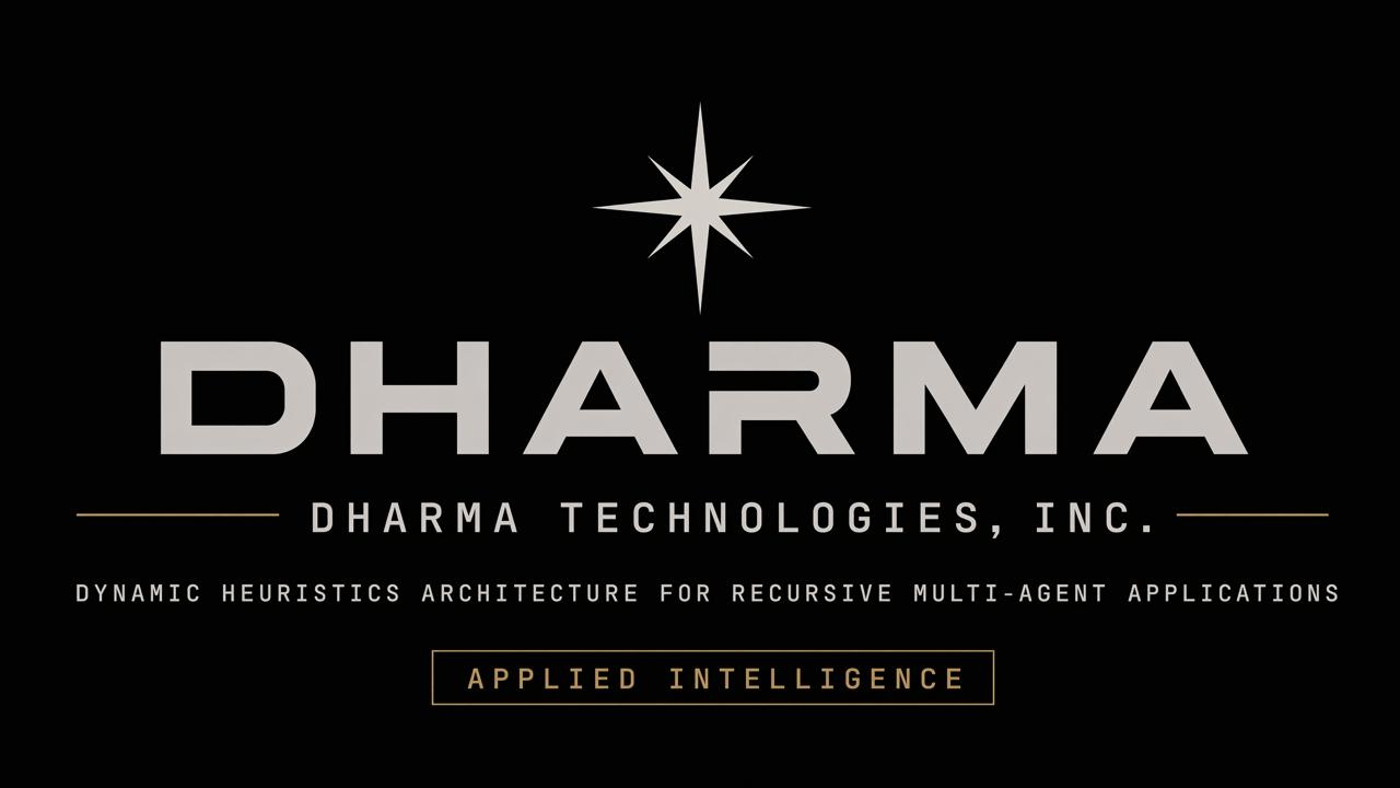 Dharma — star logomark and wordmark